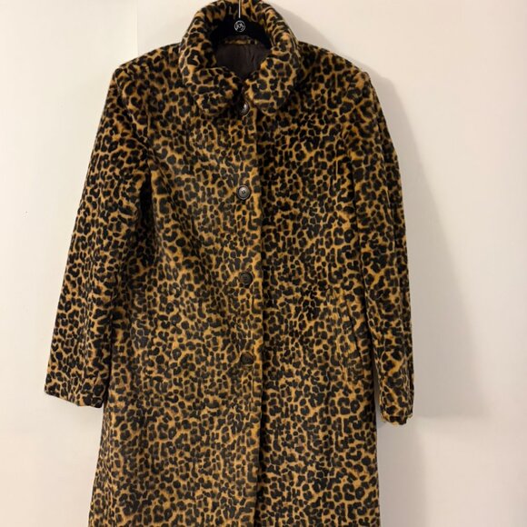 & Other Stories Jackets & Blazers - & Other Stories Faux Fur Leopard Coat (NEW)